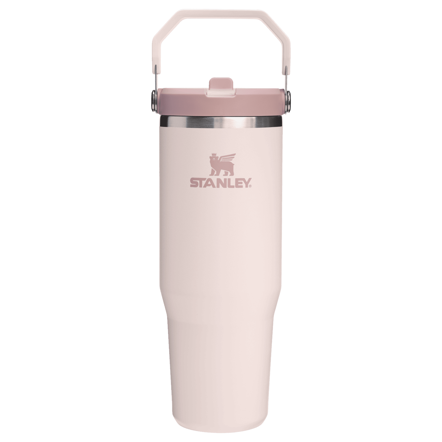 Stanley 1913 アイスフロー フリップストロー2.0 真空断熱タンブラー 30 oz（約0.89L） in Rose Quartz