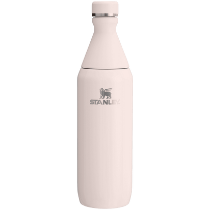 Stanley 1913 オールデイ スリム 真空断熱ボトル 20 oz（約0.59L） in Rose Quartz Gloss | Front View
