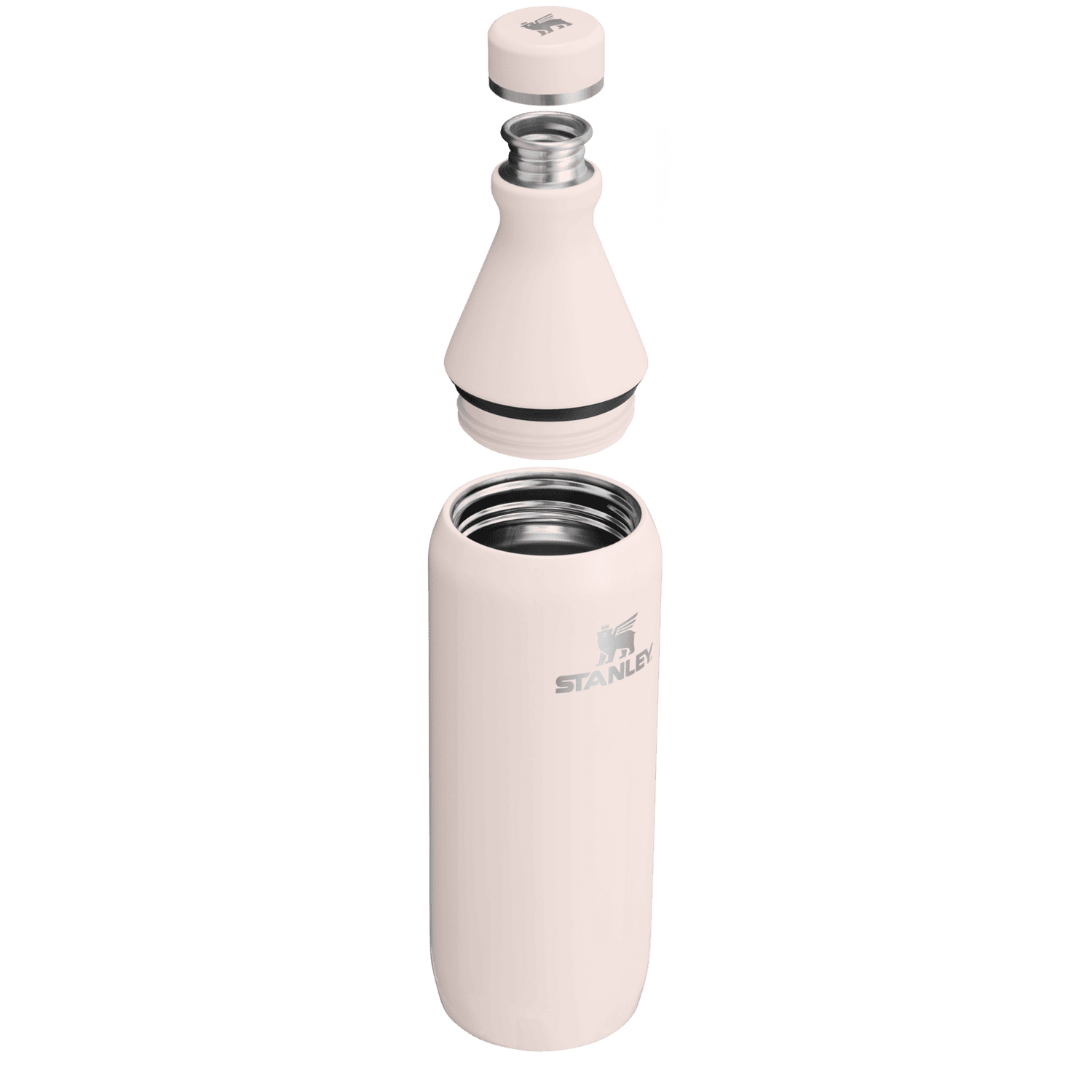 Stanley 1913 オールデイ スリム 真空断熱ボトル 20 oz（約0.59L） in Rose Quartz Gloss | View 3