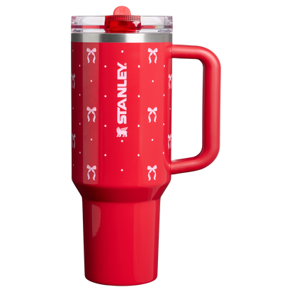 Stanley 1913 Holiday Collection クエンチャー プロツアー フリップストロー 真空断熱タンブラー 40oz（1.18L）（Rouge Bows）