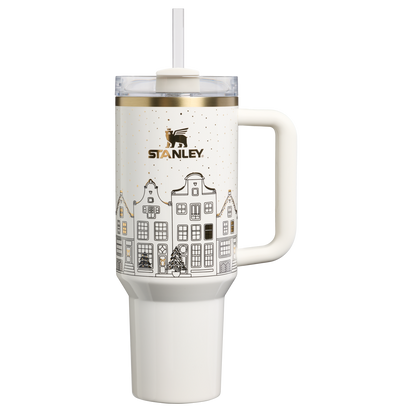 Stanley 1913 Holiday Collection クエンチャー H2.0 フローステート 真空断熱タンブラー 40oz（約1.18L）（Salt Gingerbread）