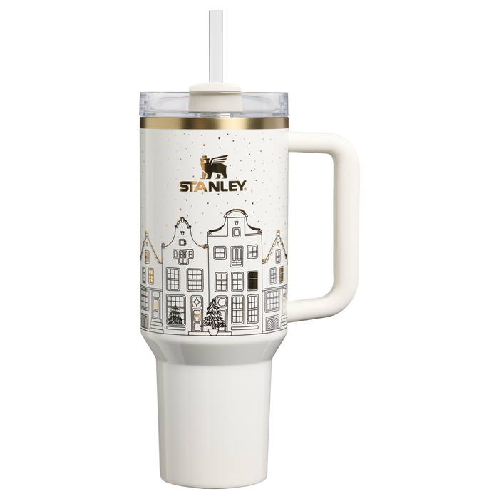 Stanley 1913 Holiday Collection クエンチャー H2.0 フローステート 真空断熱タンブラー 40oz（約1.18L）（Salt Gingerbread）