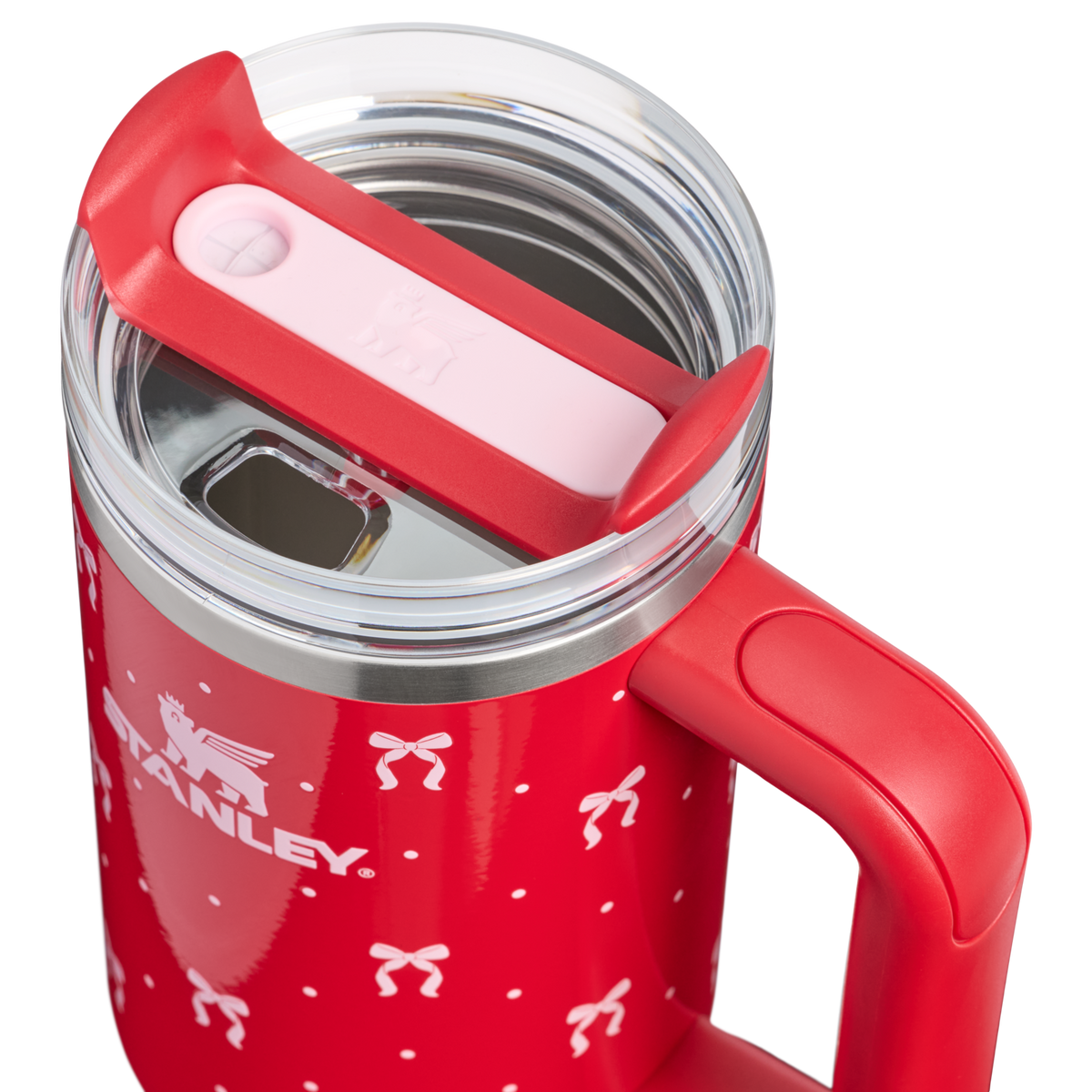 Stanley 1913 Holiday Collection クエンチャー H2.0 フローステート 真空断熱タンブラー 30oz（約0.89L）（Rouge Bows） | 画像3