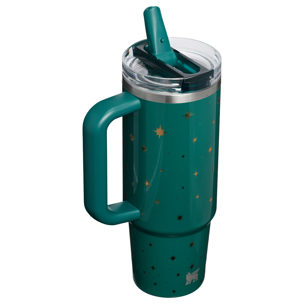 Stanley 1913 Holiday Collection クエンチャー プロツアー フリップストロー 真空断熱タンブラー 30oz（約0.89L）（Shadow Green Night Sky） | 画像3