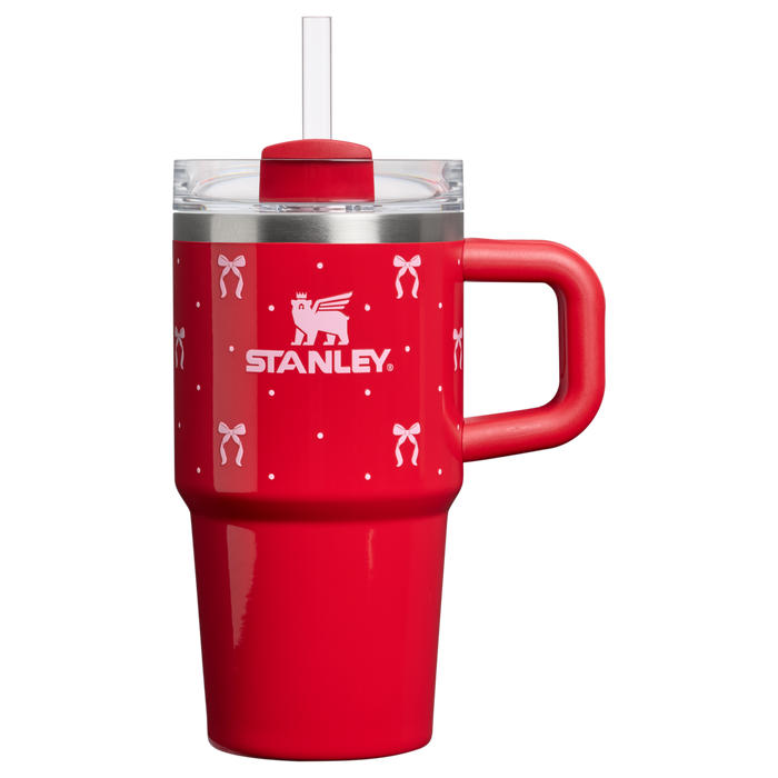 Stanley 1913 Holiday Collection クエンチャー H2.0 フローステート 真空断熱タンブラー 20oz（約0.59L）（Rouge Bows）