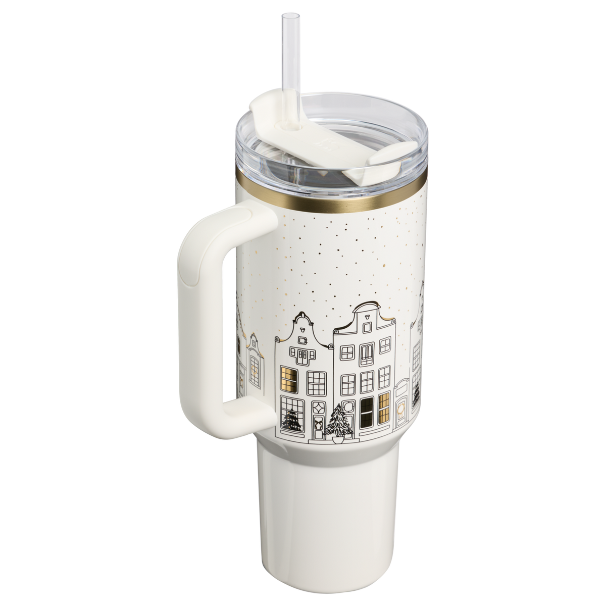 Stanley 1913 Holiday Collection クエンチャー H2.0 フローステート 真空断熱タンブラー 40oz（約1.18L）（Salt Gingerbread） | 画像2