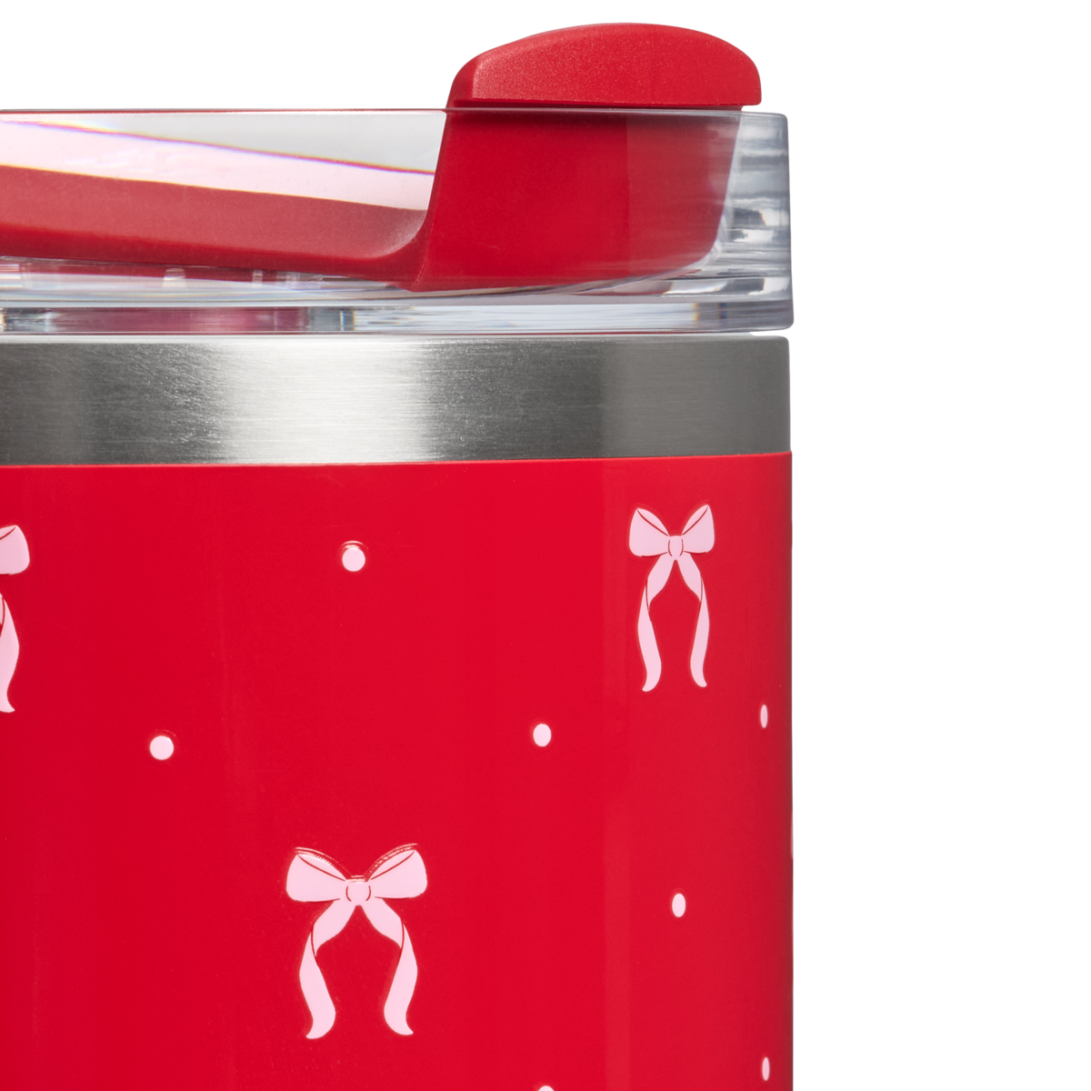 Stanley 1913 Holiday Collection クエンチャー H2.0 フローステート 真空断熱タンブラー 30oz（約0.89L）（Rouge Bows） | 画像4