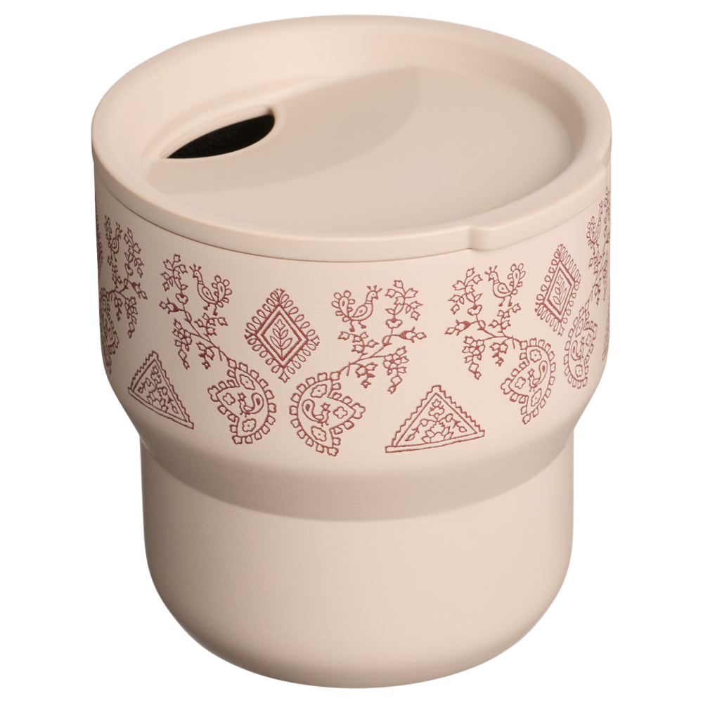 Stanley 1913 Stanley 1913 x Nest ステイホット スタッキング真空断熱カップセット 2x 10oz（約0.29L） in Deepa Rose/Brown Sugar | View 3