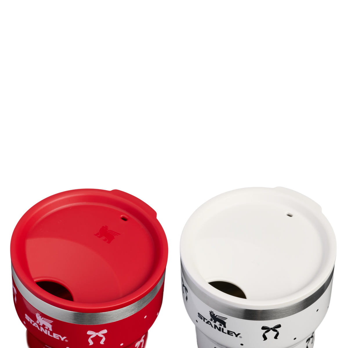 Stanley 1913 Holiday Collection ステイホット スタッキング真空断熱カップセット 10oz（約0.29L）x2（Salt Bows/Rouge Bows） | 画像3