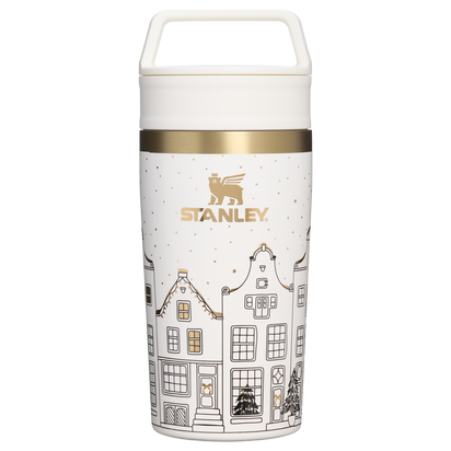 Stanley 1913 Holiday Collection カフェトゥーゴー トラベル 真空断熱マグ 12oz（約0.35L）（Salt Gingerbread） | 正面