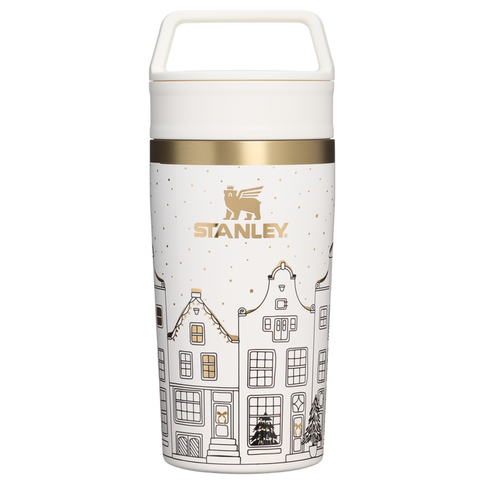 Stanley 1913 Holiday Collection カフェトゥーゴー トラベル 真空断熱マグ 12oz（約0.35L）（Salt Gingerbread） | 正面