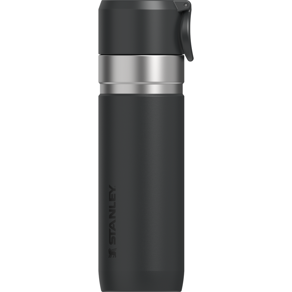 Stanley 1913 ゴー スリム真空断熱ボトル 16oz（約0.47L） in Black 2.0 | Front View
