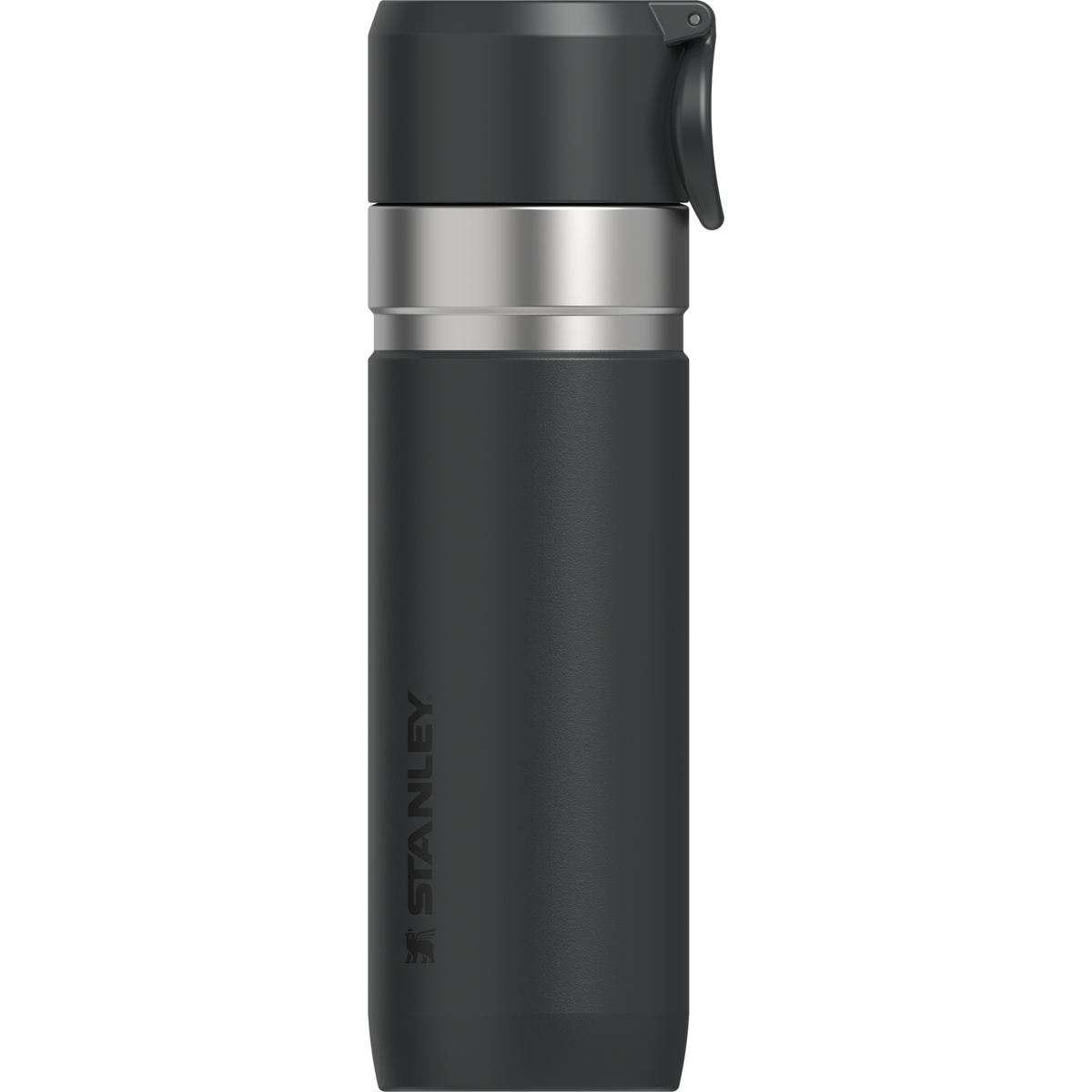Stanley 1913 ゴー スリム真空断熱ボトル 16oz（約0.47L） in Black 2.0 | Front View