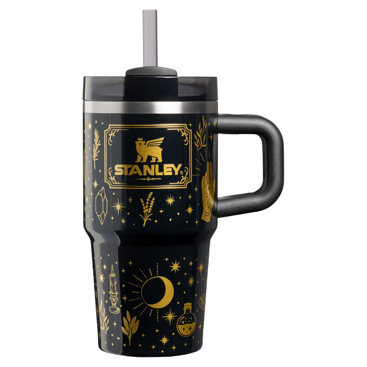 Stanley 1913 Halloween 2026  クエンチャー H2.0 フローステート 真空断熱タンブラー 20oz（約0.59L） in Black Magic | Front View
