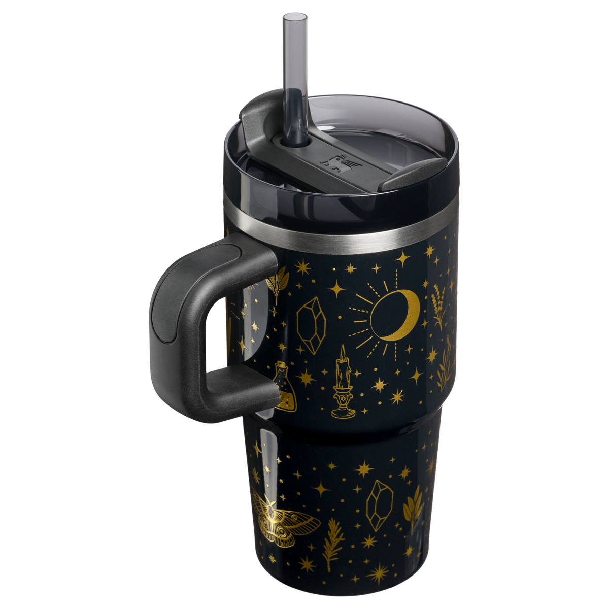 Stanley 1913 Halloween 2026  クエンチャー H2.0 フローステート 真空断熱タンブラー 20oz（約0.59L） in Black Magic | Back View