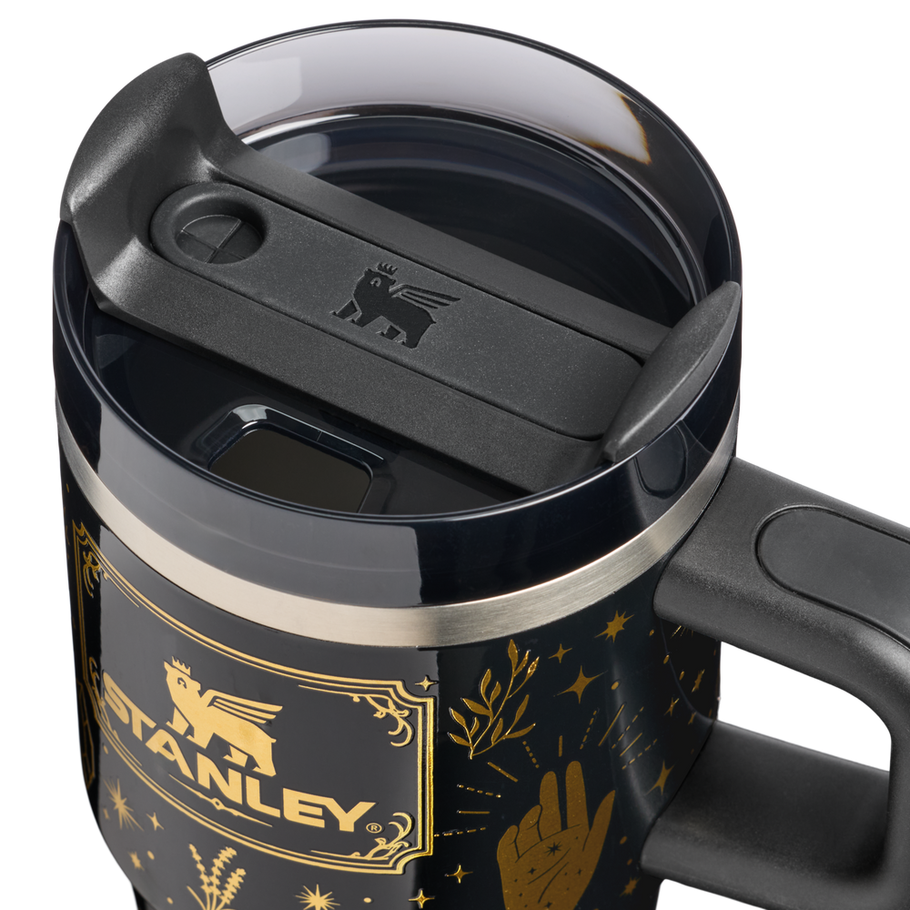 Stanley 1913 Halloween 2026  クエンチャー H2.0 フローステート 真空断熱タンブラー 20oz（約0.59L） in Black Magic | Lid Detailed View