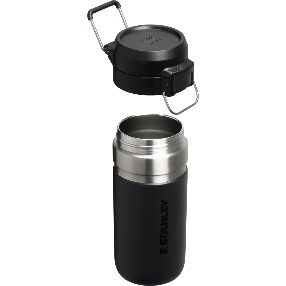 Stanley 1913 クイックフリップ ゴー 真空断熱ボトル 16oz（約0.47L） in Black 2.0 | Cross Section View