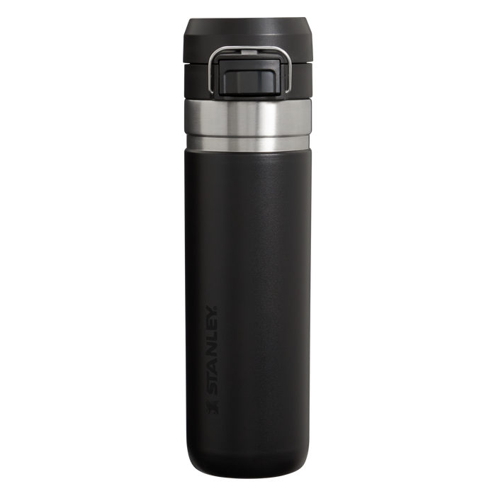Stanley 1913 クイックフリップ ゴー 真空断熱ボトル 24oz（約0.71L） in Black 2.0 | Front View