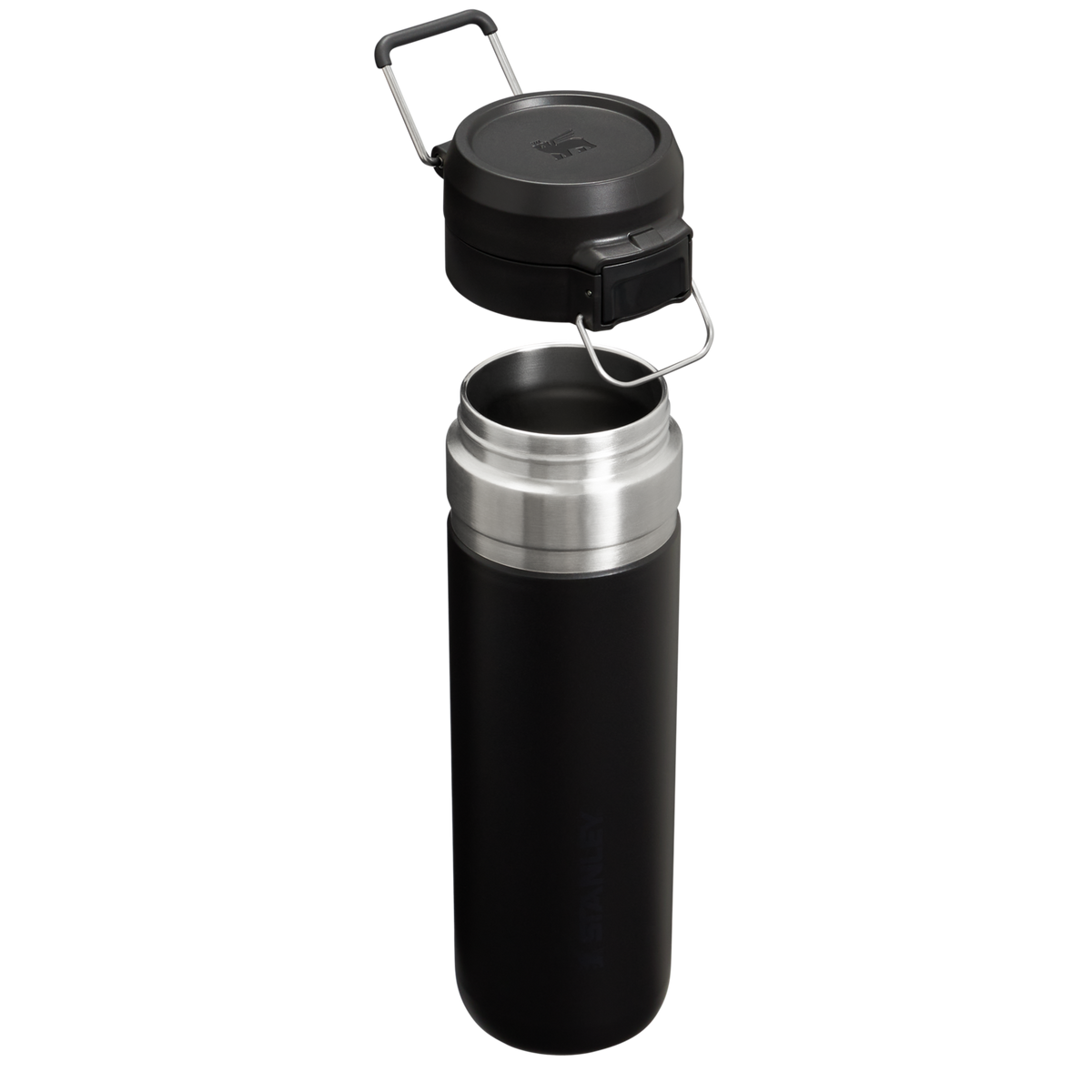 Stanley 1913 クイックフリップ ゴー 真空断熱ボトル 24oz（約0.71L） in Black 2.0 | Front View