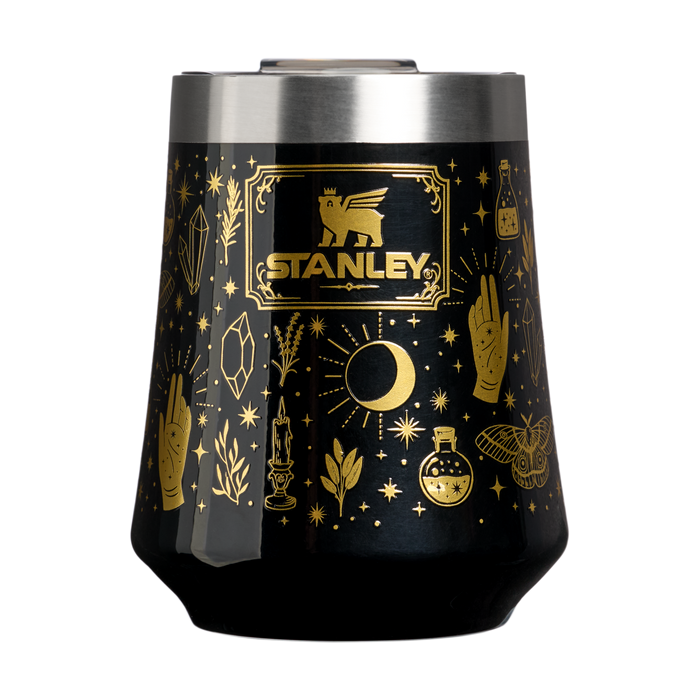 Stanley 1913 Halloween 2026 リザーブ ワイン 真空断熱タンブラー 11oz（約0.32L） in Black Magic | Front View