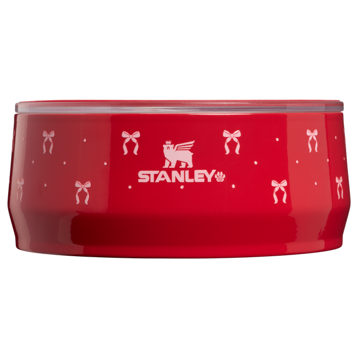 Stanley 1913 Holiday Collection スタンレーペットボウル 24oz（約0.7L）x3（Rouge Bows） | 正面