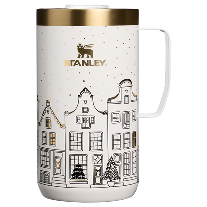 Stanley 1913 Holiday Collection エブリデイ キャンプ真空断熱マグ 24oz（約0.71L）（Salt Gingerbread） | 正面