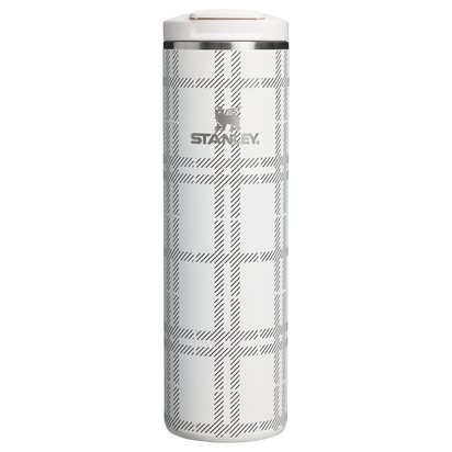 Stanley 1913 Holiday Collection トランジット フリップトップ真空断熱マグ 16oz（約0.47L）（Salt Plaid） | 正面