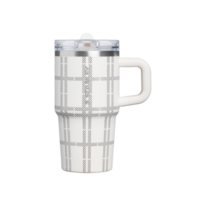 Stanley 1913 Holiday Collection クエンチャー プロツアー フリップストロー 真空断熱タンブラー 20oz（約0.59L）（Salt Plaid）