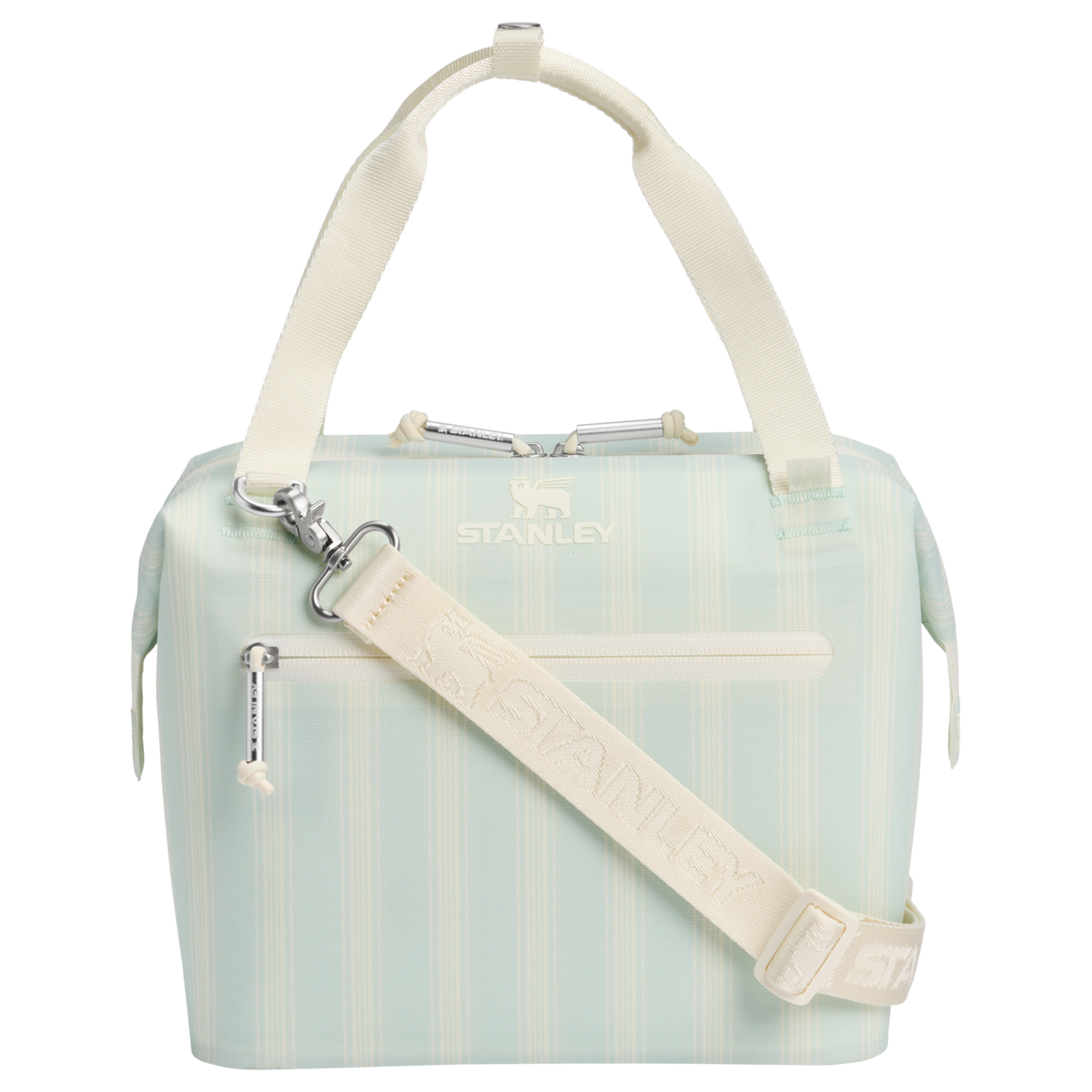 Stanley 1913 Picnic Collection オールデイ ジュリエンヌ ミニクーラー 7.4 qt (約7.0 L) in Mist Picnic Stripe | View 1