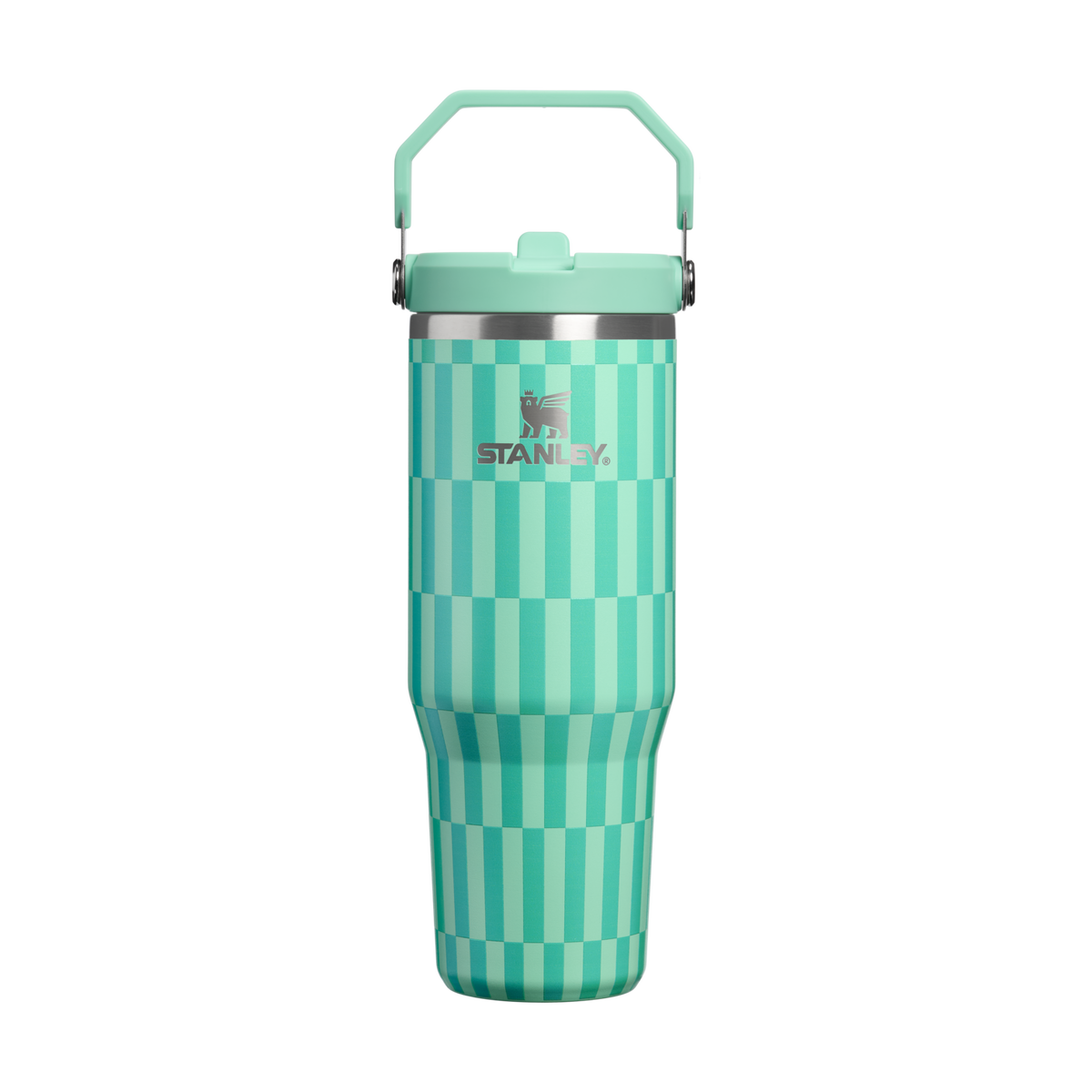 Stanley 1913 High Summer Collection アイスフロー フリップストロー2.0 真空断熱タンブラー 30 oz（約0.89L） in Dream Green Tile | View 1