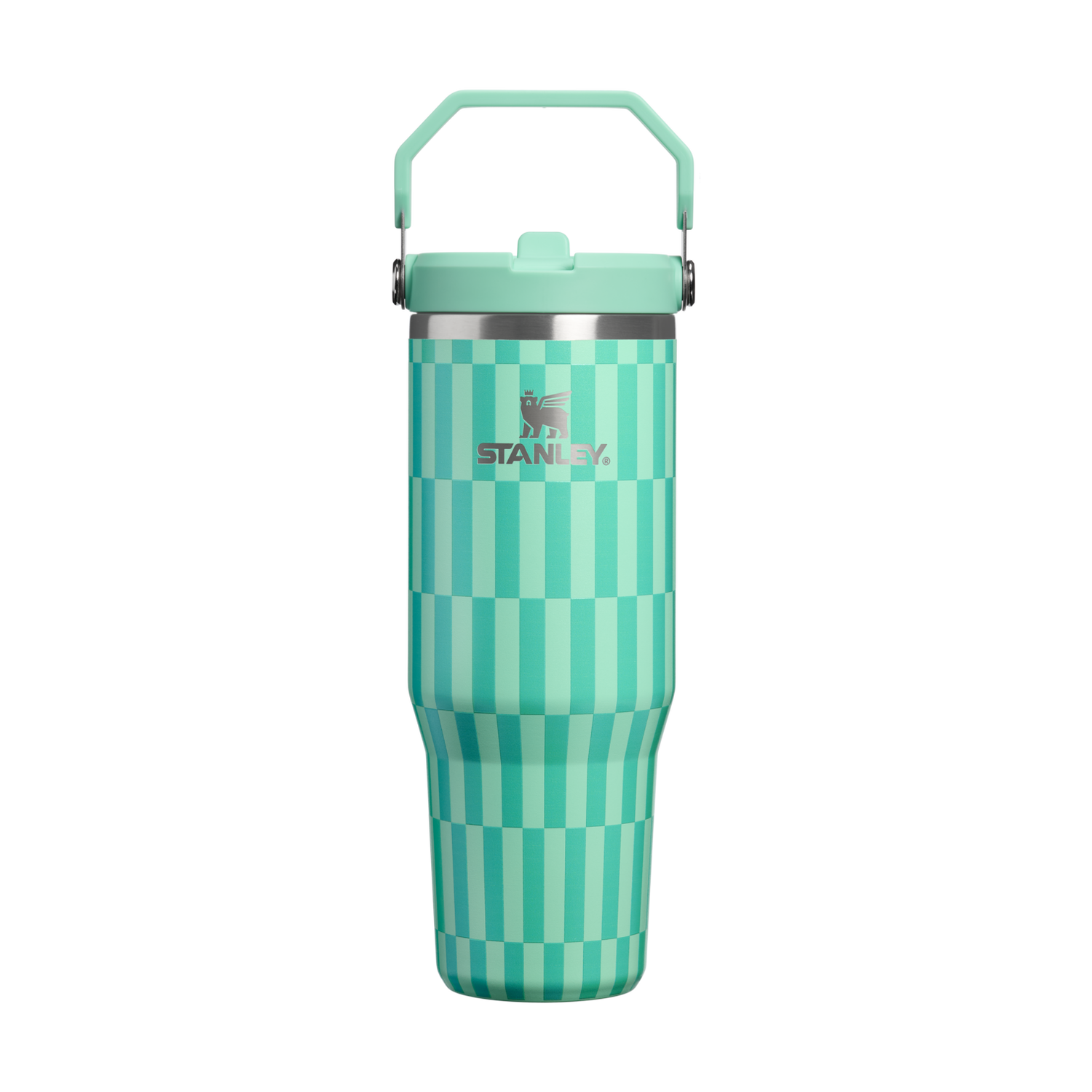 Stanley 1913 High Summer Collection アイスフロー フリップストロー2.0 真空断熱タンブラー 30 oz（約0.89L） in Dream Green Tile | View 1