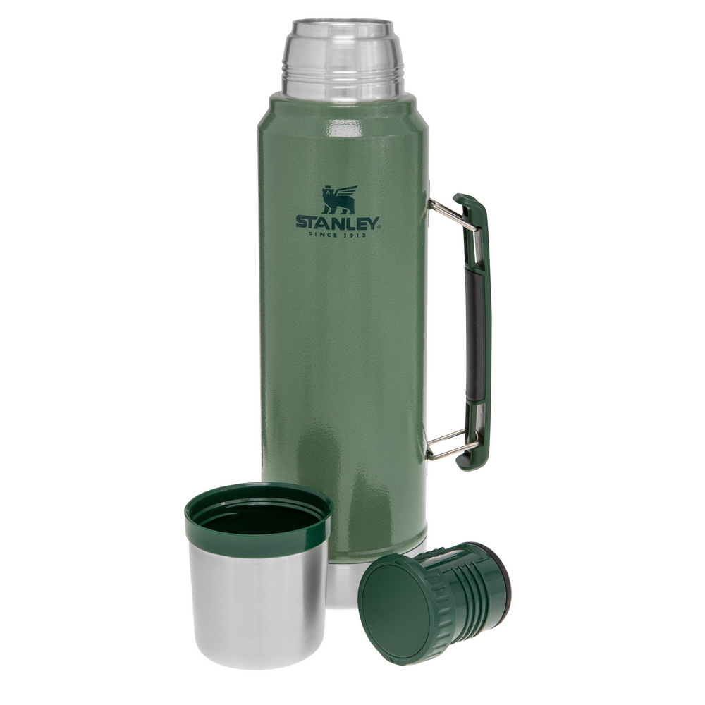 Stanley 1913 レジェンダリー クラシック真空断熱ボトル 1.1 qt｜（約1.0L） in Hammertone Green | View 4