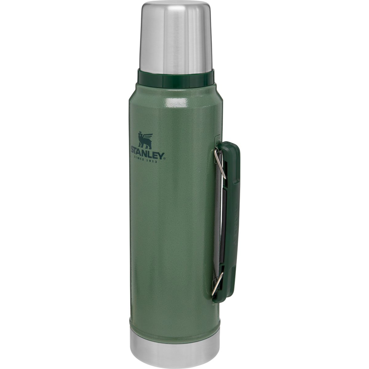 Stanley 1913 レジェンダリー クラシック真空断熱ボトル 1.1 qt｜（約1.0L） in Hammertone Green | View 3