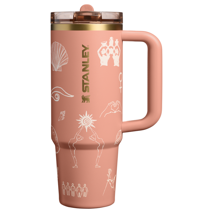 Stanley 1913 Stanley 1913 x Nest クエンチャー プロツアー フリップストロー 真空断熱タンブラー 30 oz （約0.89L） in HER SYMBOLS HER STORY