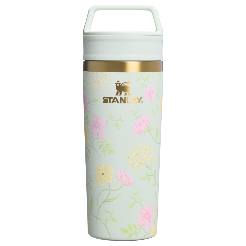 Stanley 1913 Floral Collection カフェトゥーゴー トラベル 真空断熱マグ 16 oz（約0.47L） in Spring Blossoms | Front View