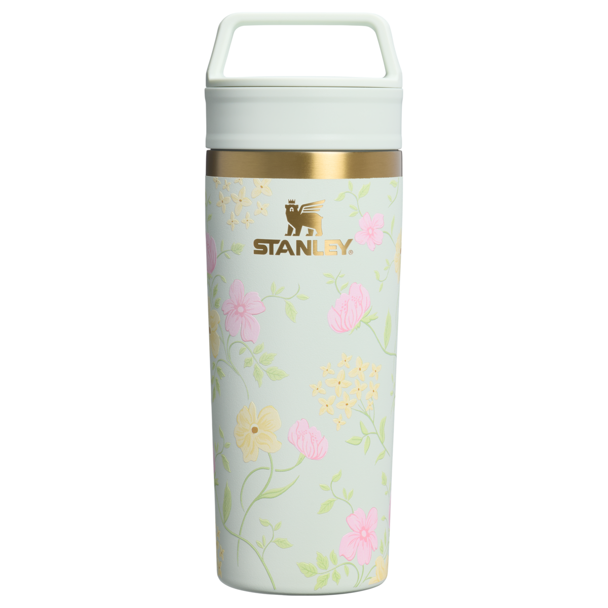Stanley 1913 Floral Collection カフェトゥーゴー トラベル 真空断熱マグ 16 oz（約0.47L） in Spring Blossoms | Front View