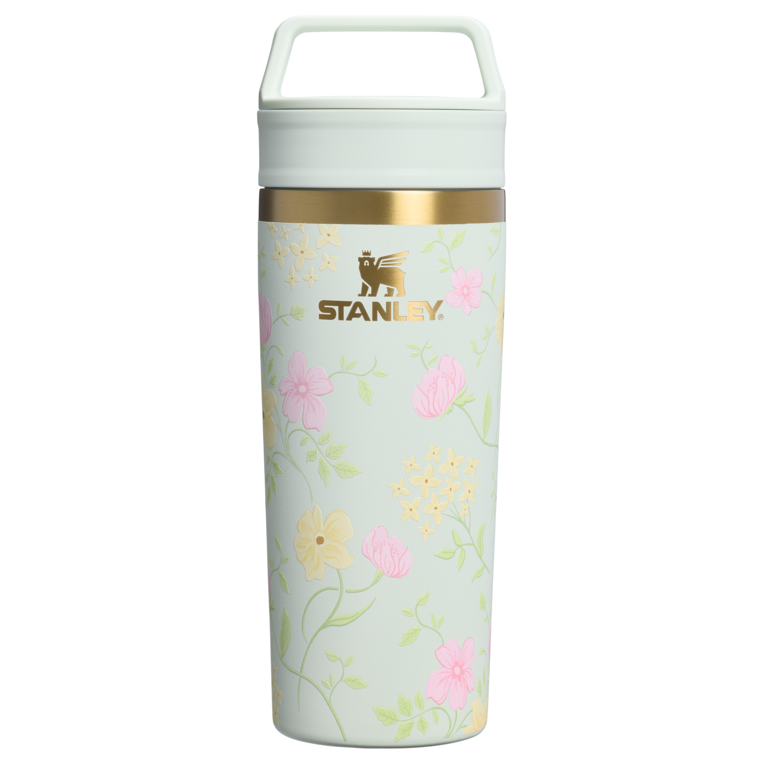 Stanley 1913 Floral Collection カフェトゥーゴー トラベル 真空断熱マグ 16 oz（約0.47L） in Spring Blossoms | Front View