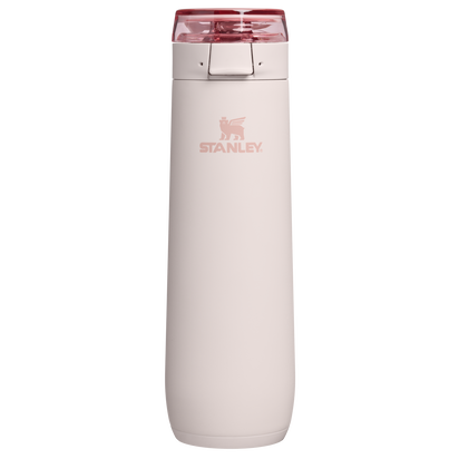 Stanley 1913 フローステートスプリング真空断熱ボトル 20 oz（約0.59L） in Rose Quartz | Front View