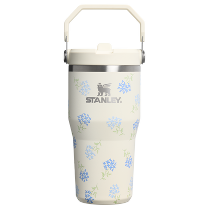 Stanley 1913 Floral Collection アイスフロー フリップストロー2.0 真空断熱タンブラー 20 oz（約0.59L） in Antique Florets | Front View