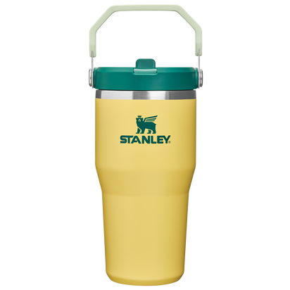 Stanley 1913 Back to School Collection アイスフロー フリップストロー2.0 真空断熱タンブラー 20 oz（約0.59L） in Daffodil Emerald | Front View