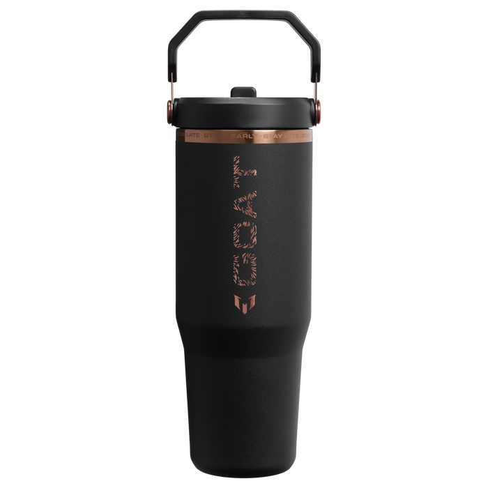 Stanley 1913 Messi x Stanley 1913 アイスフロー フリップストロー2.0 真空断熱タンブラー 30 oz（約0.89L） in Messi GOAT Black