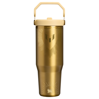 Stanley 1913 Messi x Stanley 1913 アイスフロー フリップストロー2.0 真空断熱タンブラー 30 oz（約0.89L） in Messi Legacy | Back View