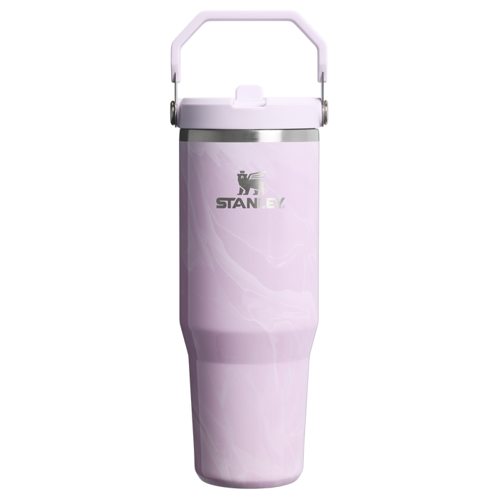 Stanley 1913 Marble Collection アイスフロー フリップストロー2.0 真空断熱タンブラー 30 oz（約0.89L） in Soft Amethyst Calacatta