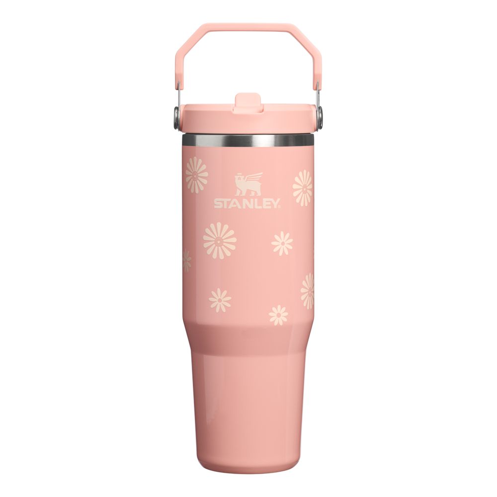 Stanley 1913 Wild and Free Collection アイスフロー フリップストロー2.0 真空断熱タンブラー 30 oz（約0.89L） in Sorbet Daisies | View 1