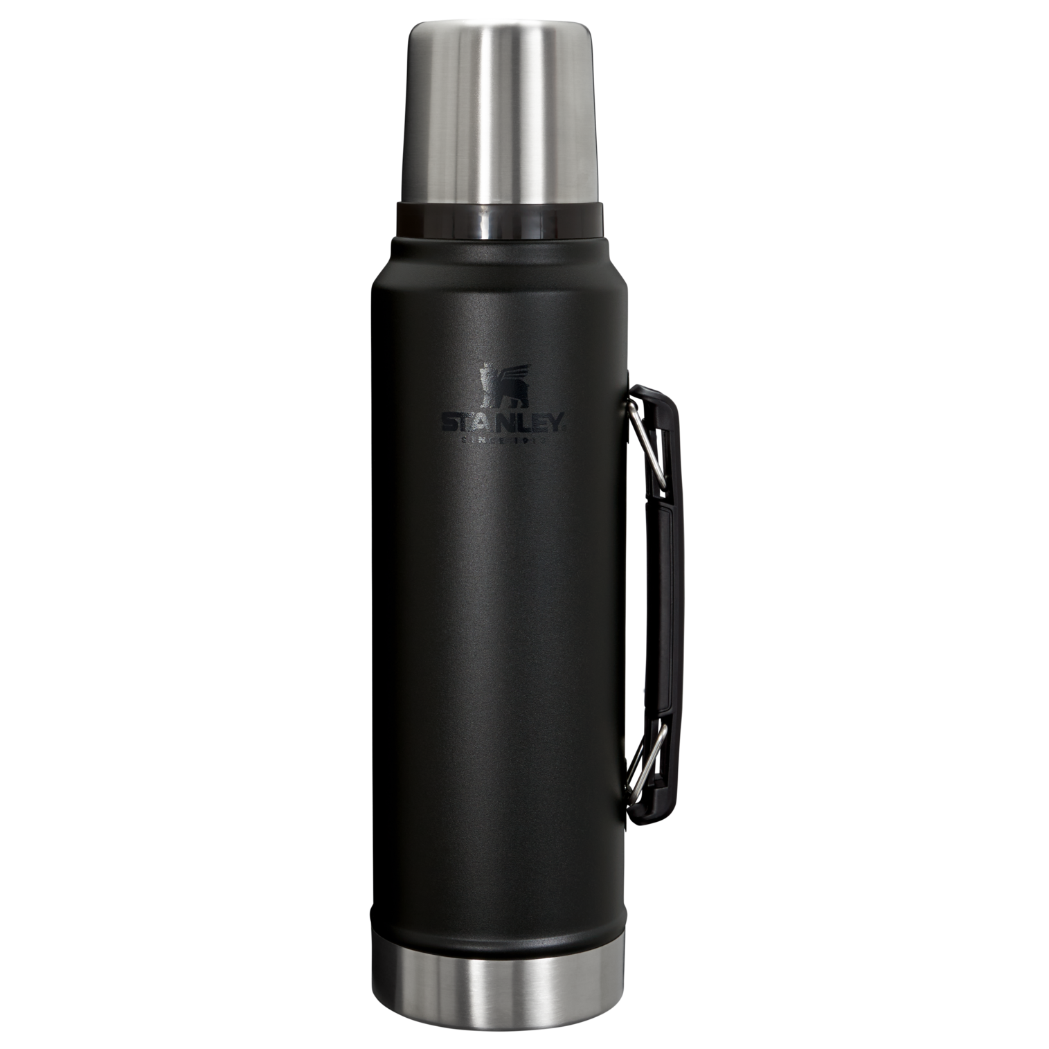 Stanley 1913 レジェンダリー クラシック真空断熱ボトル 1.1 qt｜（約1.0L） in Black 2.0