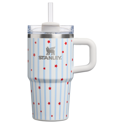 Stanley 1913 Sparkle Collection クエンチャー H2.0 フローステート 真空断熱タンブラー20 oz （0.59L） in Blue Starry Stripes | Front View