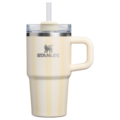 Stanley 1913 Picnic Collection クエンチャー H2.0 フローステート 真空断熱タンブラー20 oz （0.59L） in Cream Picnic Stripe | Front View