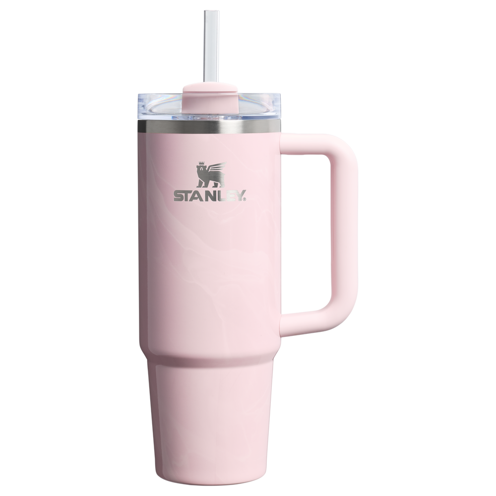 Stanley 1913 Marble Collection クエンチャー H2.0 フローステート 真空断熱タンブラー 30 oz（約0.89L） in Pink Amethyst Calacatta | View 1