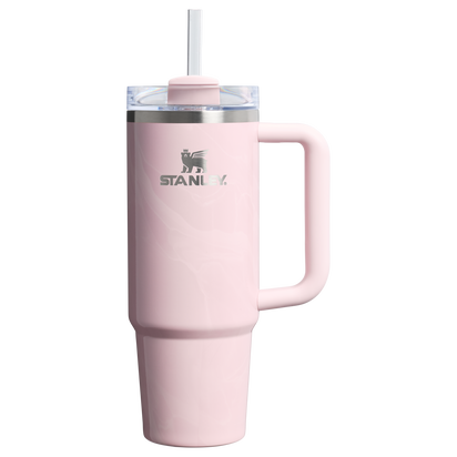 Stanley 1913 Marble Collection クエンチャー H2.0 フローステート 真空断熱タンブラー 30 oz（約0.89L） in Pink Amethyst Calacatta | Front View
