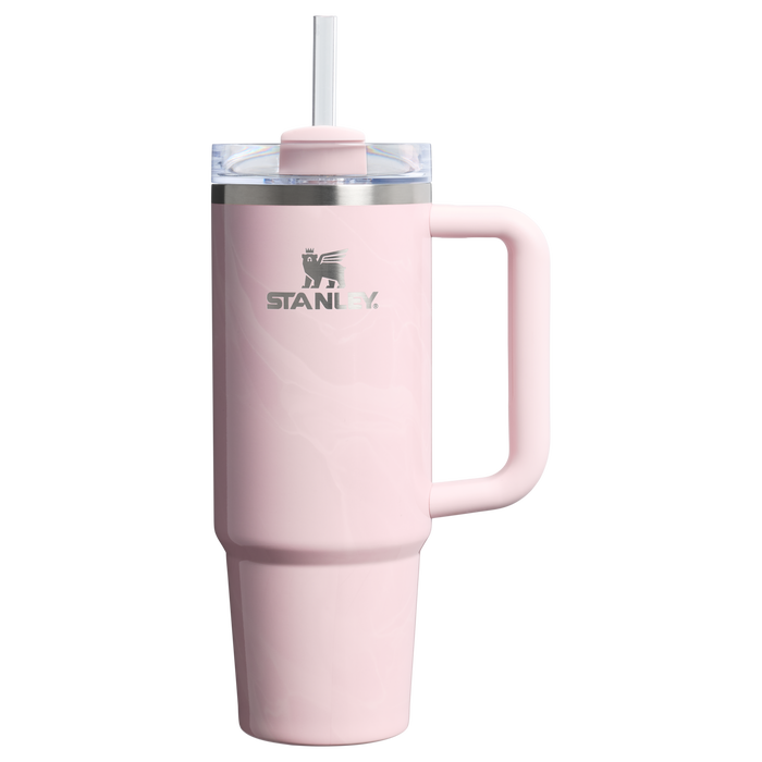 Stanley 1913 Marble Collection クエンチャー H2.0 フローステート 真空断熱タンブラー 30 oz（約0.89L） in Pink Amethyst Calacatta